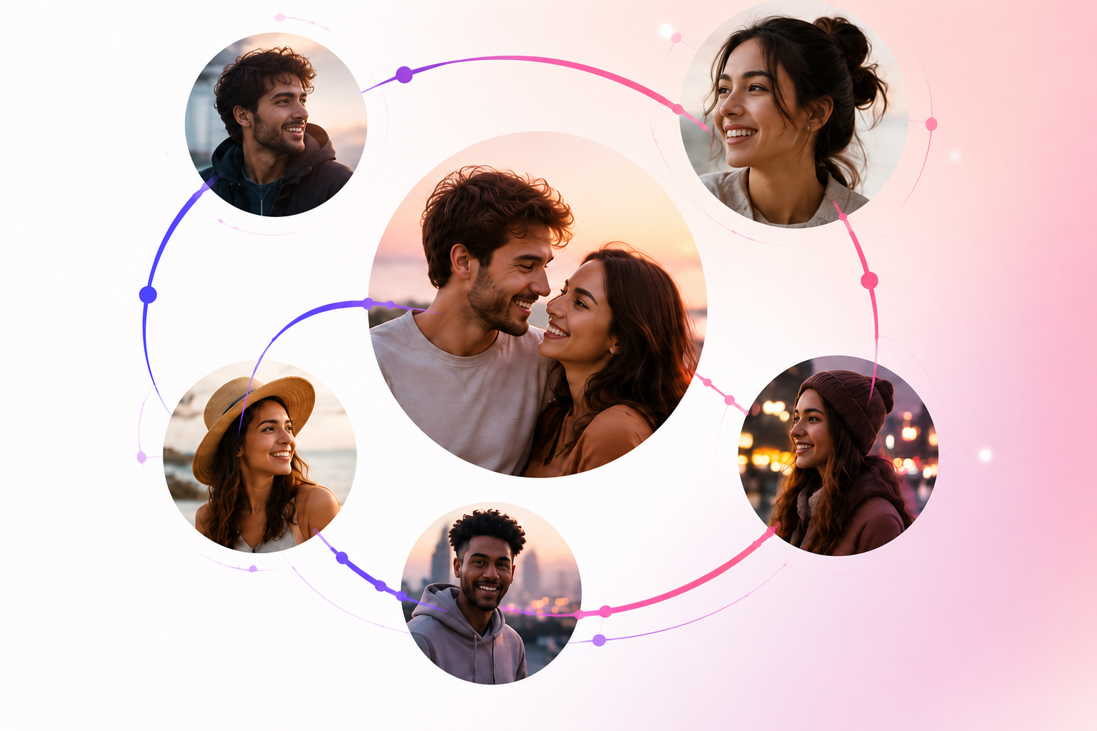 TerraMeet hero visual showing global connection